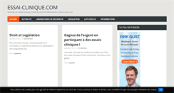 Desktop Screenshot of essai-clinique.com