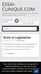 Mobile Screenshot of essai-clinique.com